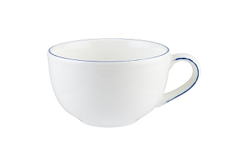 Чашка 250 мл. чайная d=96 мм. h=56 мм. Ретро синий край (блюдце 70922, 70915) Bonna /1/6/708 ВДОХНОВЕНИЕ