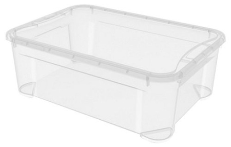 Контейнер для продуктов прямоуг. 31 л. 55,5*39*19 см. п/п Кристалл /1/6/ (433247101)