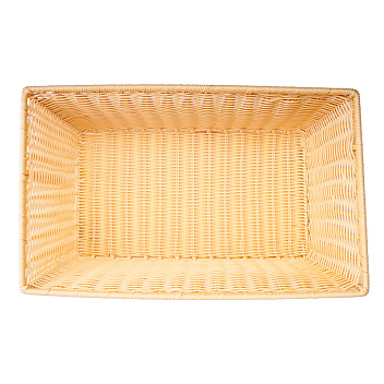 Корзина для хлеба прямоуг. 53*32,5*15 см. бежевая полиротанг MGprof /1/6/ Корзина для хлеба прямоуг. 53*32,5*15 см. бежевая полиротанг MGprof /1/6/