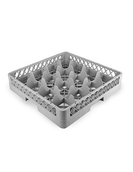 Кассета для бокалов 500*510*100 мм. 16 ячеек 115*115*90 мм. серая п/п Tribeca /1/6/ Кассета для бокалов 500*510*100 мм. 16 ячеек 115*115*90 мм. серая п/п Tribeca /1/6/