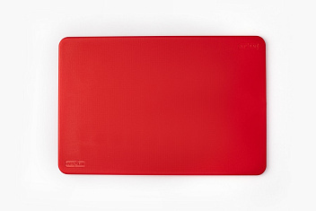 Доска разделочная п/п 450*300*11 мм. красная поверхность шагрень MGprof /1/10/