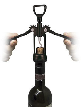 Штопор рычажный 17 см. нерж. VB /1/12/48/  АКЦИЯ