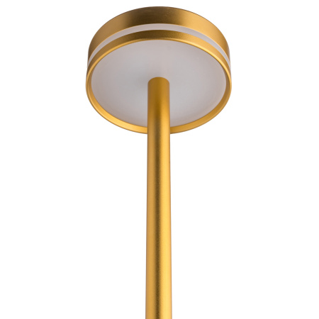 Лампа настольная d=9 см. h=31,5 см. 3 цвета, сенсорная регулировка яркости, алюм., золотая LED TECHNO MGline /1/20/