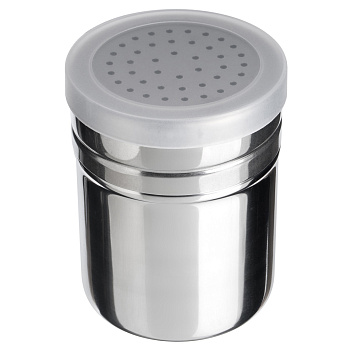 Емкость для сыпучих прод. 0,3 л. d=70 мм. h=100 мм. с мелк. отверст. нерж. MGprof /1/