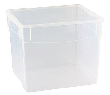 Контейнер для продуктов прямоуг. 34 л. 40*33,5*31,5 см. п/п Кристалл /1/5/