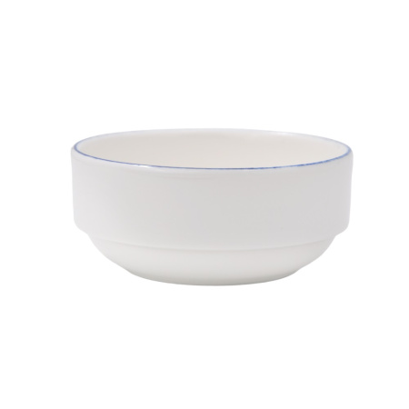 Салатник d=120 мм. 350 мл. h=53 мм. штабелир. Ретро синий край (тарелка подст.70714), форма Банкет Bonna /1/12/720/ ВДОХНОВЕНИЕ