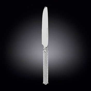Нож столовый Твист 18/10 3,5 мм. 25 см. Wilmax /1/24/144/ Нож столовый Твист 18/10 3,5 мм. 25 см. Wilmax /1/24/144/
