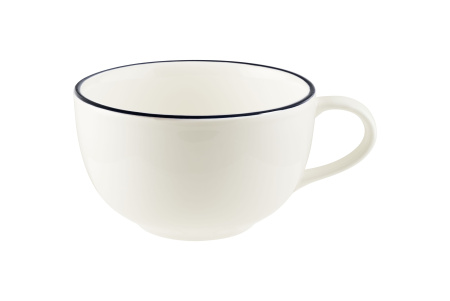Чашка 250 мл. чайная d=96 мм. h=56 мм. Линеа Черный (блюдце 77973) Bonna /1/6/768/