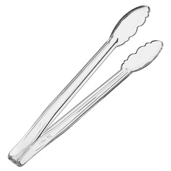 Щипцы универсальные 30 см. поликарбонат, прозрачные (до +120°C) MGprof /1/20/