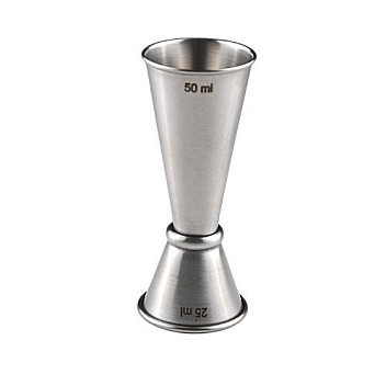 Джиггер 25/50 мл. d=45/43 мм. h=102 мм. нерж. МГ (MG) /1/200/