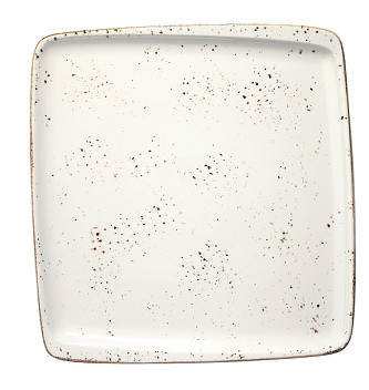 Тарелка прямоуг. 270*250 мм. без полей Грейн, форма Мув /1/6/624/