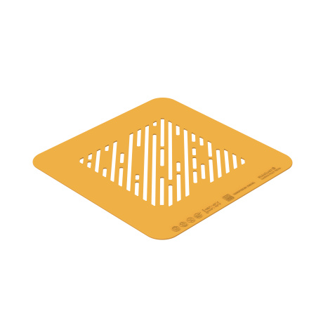 Трафарет для декора блюд 100*100 мм. h=1 мм. Линии силикон Silikomart /2/10/