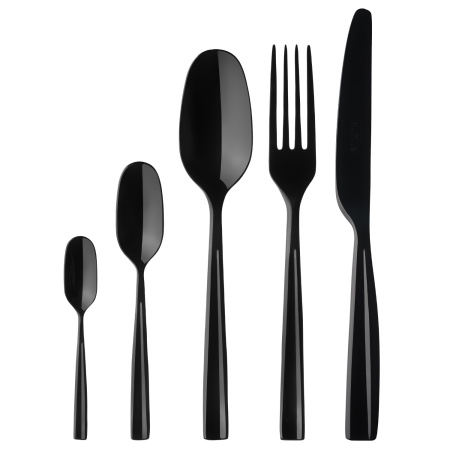 Ложка чайная Инфинито Блэк 18/10  3 мм 15 см. Pinti /12/ АКЦИЯ