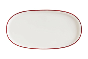 Блюдо овальное 210*100 мм. Линеа Бургундия, форма Хюгге Bonna /1/12/1116/ Блюдо овальное 210*100 мм. Линеа Бургундия, форма Хюгге Bonna /1/12/1116/