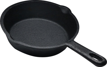 Сковорода порц. d=15 см. h=4 см. 0,5 л. чугун. глубокая /1/ Сковорода порц. d=15 см. h=4 см. 0,5 л. чугун. глубокая /1/