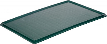 Крышка к ящику 740*465*25 мм. сплошная, зеленая  /1/200/ Крышка к ящику 740*465*25 мм. сплошная, зеленая  /1/200/