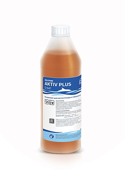 Средство для ручной мойки посуды 1 л. высококонцентр. в воде любой жестк. ph 8 AKTIV Plus /1/12/ Средство для ручной мойки посуды 1 л. высококонцентр. в воде любой жестк. ph 8 AKTIV Plus /1/12/