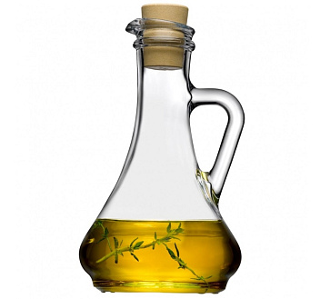 Бутылка для масла и уксуса  260 мл. d=94 мм. h=157 мм. с ручкой и проб. Оливия /1/12/480/