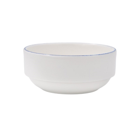 Салатник d=140 мм. 500 мл. h=55 мм. штабелир. Ретро синий край (тарелка подст.70714), форма Банкет Bonna /1/12/684/ ВДОХНОВЕНИЕ