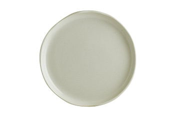 Тарелка d=210 мм. Оливковый, форма Крас волнистый край Bonna /1/6/720