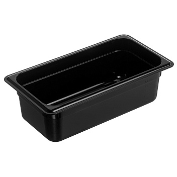 Гастроемкость 1/3 h=100 мм. 325*176 мм. 3,5 л. поликарб. черная GP /1/