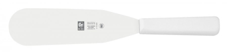 Лопатка 29,5 см. прямая раб. часть 18*5,5 см. нерж. с пластик. ручкой, белая Icel /1/6/ Лопатка 29,5 см. прямая раб. часть 18*5,5 см. нерж. с пластик. ручкой, белая Icel /1/6/