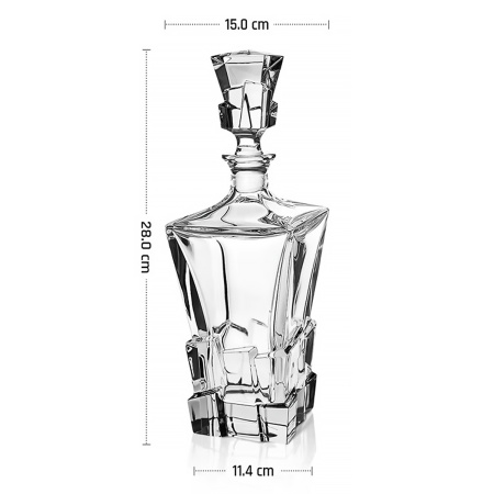 Штоф 0,82 л. h=200 мм. хр. стекло Призма MGline /1/6/24/