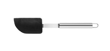 Лопатка кондитерская 26,5 см. раб. часть 9*5 см. силикон (-30°C /+220°C) ручка нерж. Abert /1/