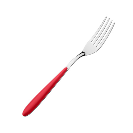 Вилка столовая Мастер 18/0  2 мм 19,5 см. красный Abert /12/