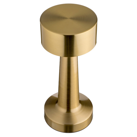 Лампа настольная d=9 см. h=21,5 см. 3 цвета, сенсорная регулировка яркости, нерж., золотая LED SIMPLE II MGline /1/20/