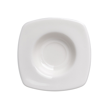 Блюдце d=105 мм. h=23 мм. (стаканчик 206077,72938,52568,54942,55391,72663,75175) Белый Bonna /24/