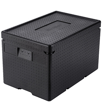 Термоконтейнер 58 л. 600*400*390 мм. для гастроем. h=200 мм. (-40°C до +110°C), плотность 60кг/м3, п/п MGprof /1/2/