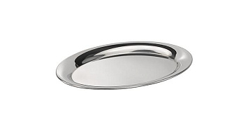 Поднос для подачи овальный 20*14,5 мм нерж. APS /1/