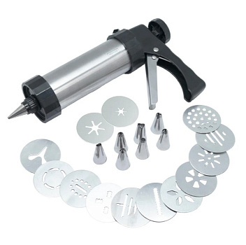 Шприц кондитерсий +21 насадка нерж. VB /1/6/ Шприц кондитерсий +21 насадка нерж. VB /1/6/