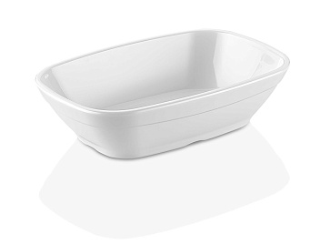 Салатник 200*140 мм. 650 мл. h=45 мм., касалетка поликарбонат GP /1/100/