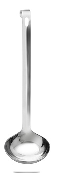 Половник 0,15 л. нерж. L ручки 30 см. Abert /1/