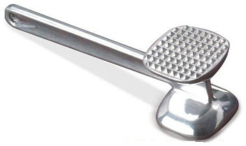 Молоток для отбивания мяса алюм. 0,42 кг 7*6,5 см. 24 см. МГ (MG) /1/36/