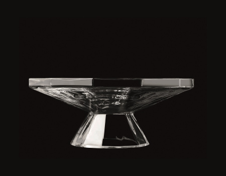 Подставка для торта d=30 см. h=9 см. на ножке хр. стекло Кристаллин Турция /1/ Подставка для торта d=30 см. h=9 см. на ножке хр. стекло Кристаллин Турция /1/