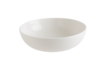 Салатник d=180 мм. 990 мл. h=58 мм. Белый Пэтч, форма Нит, тонкий край Bonna /1/6/432/