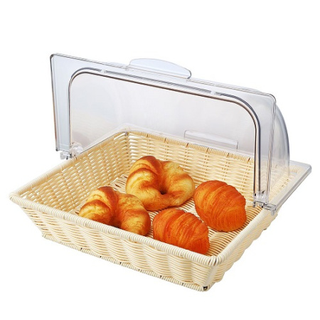 Крышка Roll-Top GN1/1 53*32,5 см. h=17 см. пластик, с ручками MGprof (корзина 68434, 68433) /1/2/