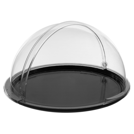 Крышка для подносов,корзин Roll-Top d=40 см. h=20 см. с ручками, поликарбонат, прозрачная GP /1/6/ 