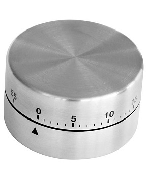 Таймер кухонный   60 мин. механический нерж. FM /1/4/72/ Таймер кухонный   60 мин. механический нерж. FM /1/4/72/