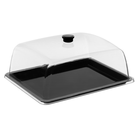 Крышка для гастроем., подносов 1/2 32,5*26,5 см. h=12,5 см. поликарбонат, прозрачная GP/1/12/ 
