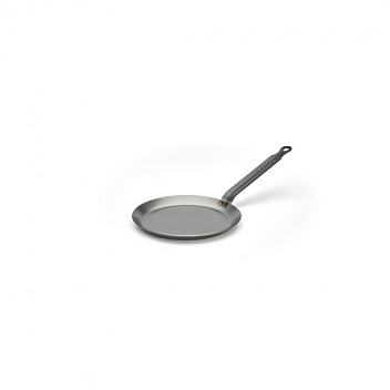 Сковорода для блинов d=18 см. h=1,5 см. 0,35 л. белая сталь (индукция) Carbone Steel De Buyer (5120.18) /1/5/