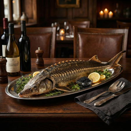 Блюдо овальное нерж. 65*27 см. для рыбы MGsteel /1/10/