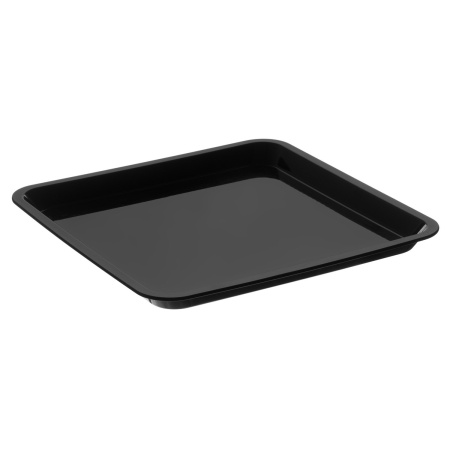 Поднос для подачи 28*28 см. поликарбонат, черный б/крышки (крышка 76836) GP /1/24/