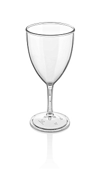 Бокал для вина 280 мл. d=80 мм. h=175 мм. поликарбонат, прозрачн. Классик GP /1/50/ Бокал для вина 280 мл. d=80 мм. h=175 мм. поликарбонат, прозрачн. Классик GP /1/50/