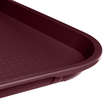 Поднос 44,5*34,5 см. вишневый поверхность классик (505) MGprof /1/10/