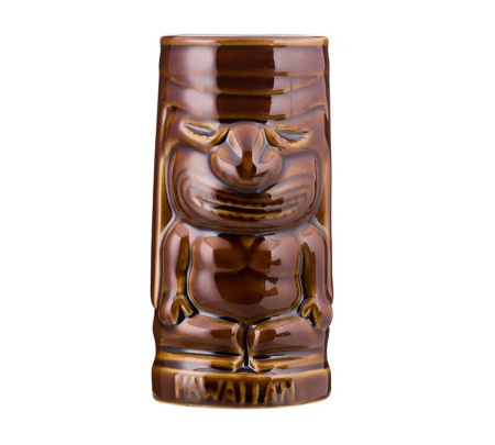 Стакан для коктейля 350 мл. d=70 мм. h=150 мм. керамика, темно-коричневый Тики /12/