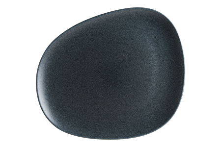 Тарелка d=330 мм. Графит, форма Ваго Bonna /1/6/408/